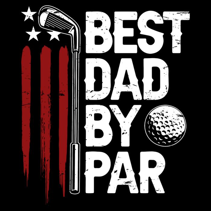 Golf Best Dad By Par Daddy Golfer American Flag Fathers Day City Backpack