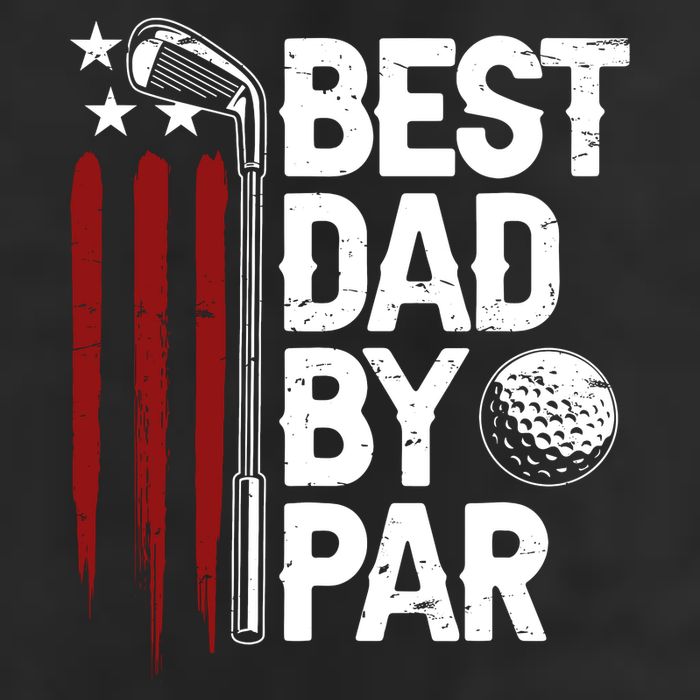 Golf Best Dad By Par Daddy Golfer American Flag Fathers Day 11oz C Handle Ceramic Mug