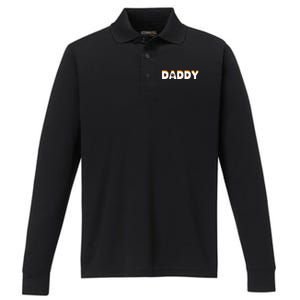 Gay Bear Daddy Design With Bear Pride Flag Gay Daddy Gift Performance Long Sleeve Polo