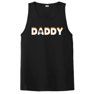 Gay Bear Daddy Design With Bear Pride Flag Gay Daddy Gift PosiCharge Competitor Tank