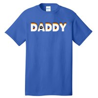 Gay Bear Daddy Design With Bear Pride Flag Gay Daddy Gift Tall T-Shirt