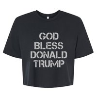 God Bless Donald Trump Bella+Canvas Jersey Crop Tee