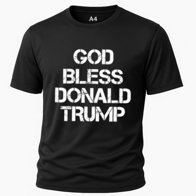 God Bless Donald Trump Cooling Performance Crew T-Shirt