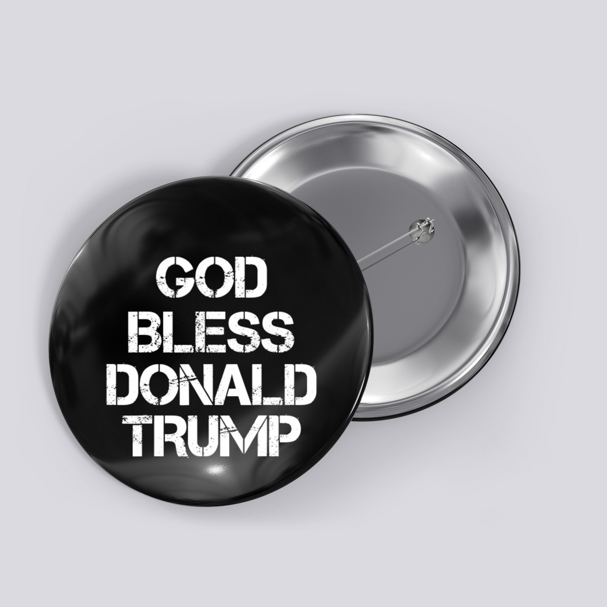 God Bless Donald Trump Button