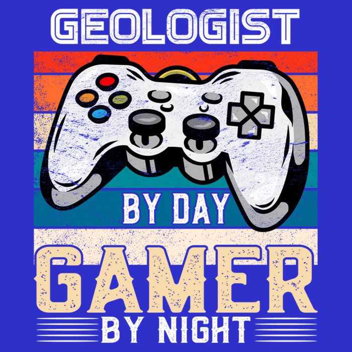 Geologist By Day Gamer By Night Video Gaming Fans Retro Meaningful Gift 16 in Basic Backpack