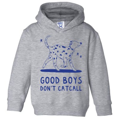 Good Boy Dont Catcall Toddler Hoodie