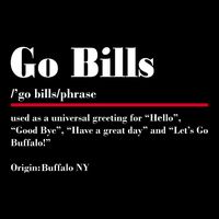 Go Bills Definition Buffalo Football Fan Funny Wool Snapback Cap