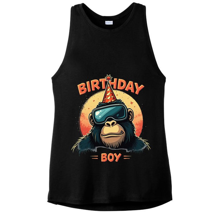 Gorilla Birthday Decorations Monkey Tag VR Gamer for Ladies PosiCharge Tri-Blend Wicking Tank