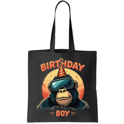 Gorilla Birthday Decorations Monkey Tag VR Gamer for Bag