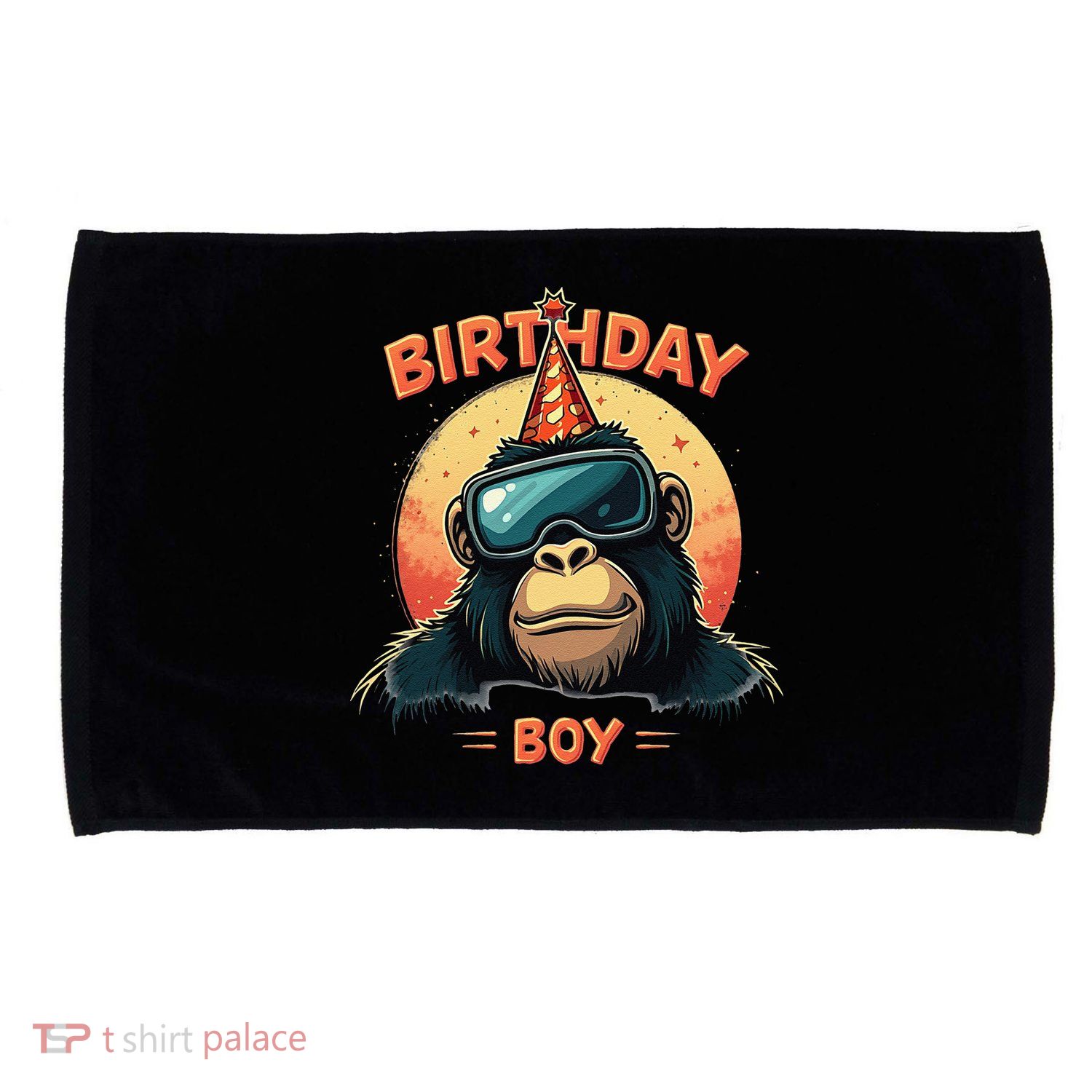Gorilla Birthday Decorations Monkey Tag VR Gamer for Microfiber Hand Towel