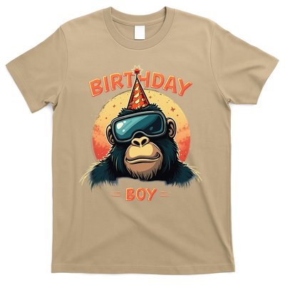 Gorilla Birthday Decorations Monkey Tag VR Gamer for T-Shirt