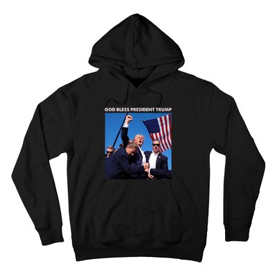 God Bless Donald Trump Survived Shot At Election Rally Hoodie