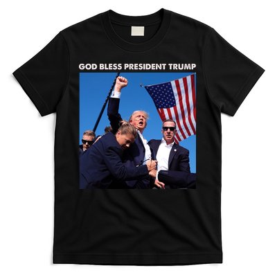 God Bless Donald Trump Survived Shot At Election Rally T-Shirt