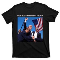 God Bless Donald Trump Survived Shot At Election Rally T-Shirt