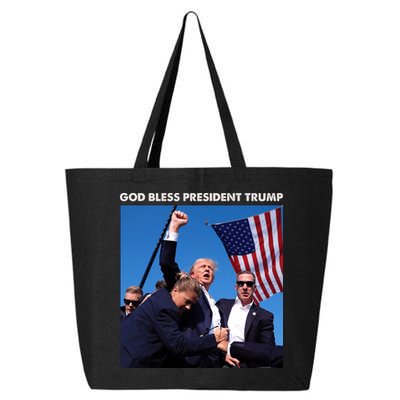 God Bless Donald Trump Survived Shot At Election Rally 25L Jumbo Tote
