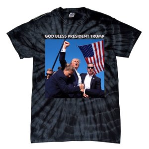 God Bless Donald Trump Survived Shot At Election Rally Tie-Dye T-Shirt