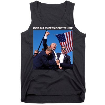 God Bless Donald Trump Survived Shot At Election Rally Tank Top