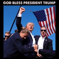 God Bless Donald Trump Survived Shot At Election Rally Zip Tote Bag
