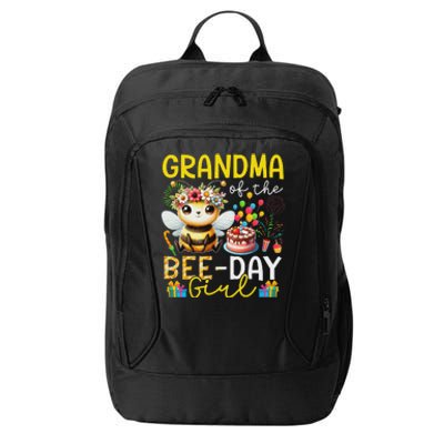 Grandma Bee Day Girl Birthday Cute Design City Backpack