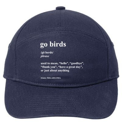 Go Birds Definition Philadelphia Football 7-Panel Snapback Hat