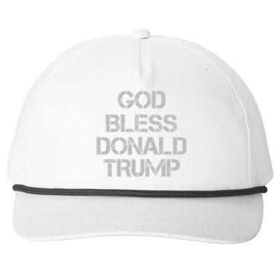 God Bless Donald Trump Snapback Five-Panel Rope Hat