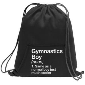 Gymnastics Boy Definition Funny Sports Sweatshirt Cinch Pack Bag