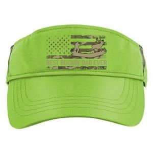 Great Buckin Dad Ever Deer Hunting Camouflage American Flag Meaningful Gift Adult Drive Performance Visor