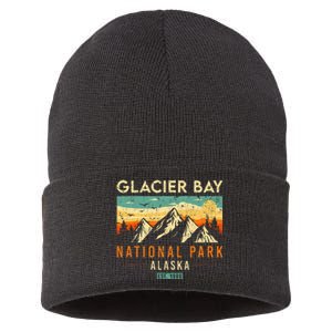 Glacier Bay Est. 1980 Retro Alaska National Park Sustainable Knit Beanie