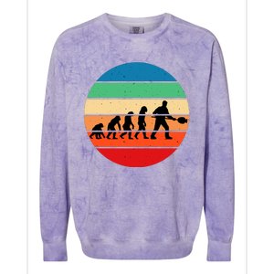 Glass Blowing Evolution Retro Colorblast Crewneck Sweatshirt