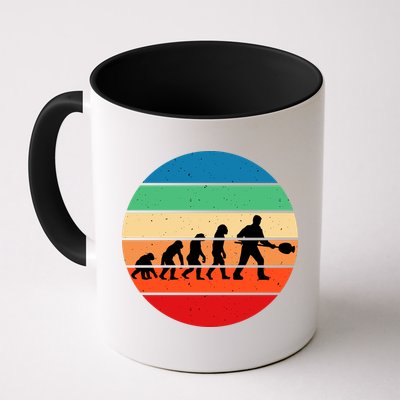 Glass Blowing Evolution Retro Mug