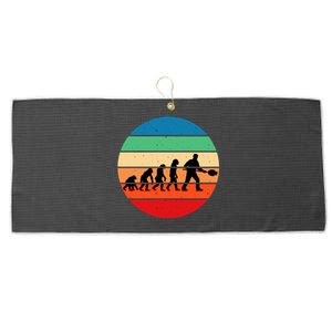 Glass Blowing Evolution Retro Large Microfiber Waffle Golf Towel