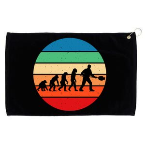 Glass Blowing Evolution Retro Grommeted Golf Towel