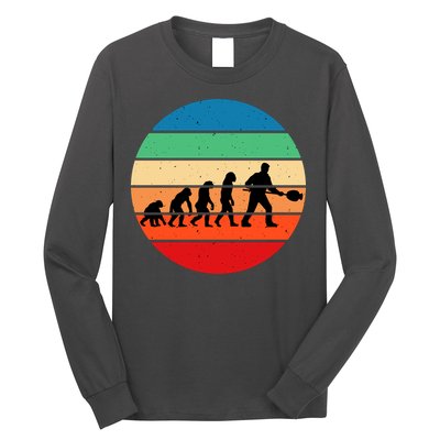 Glass Blowing Evolution Retro Long Sleeve Shirt