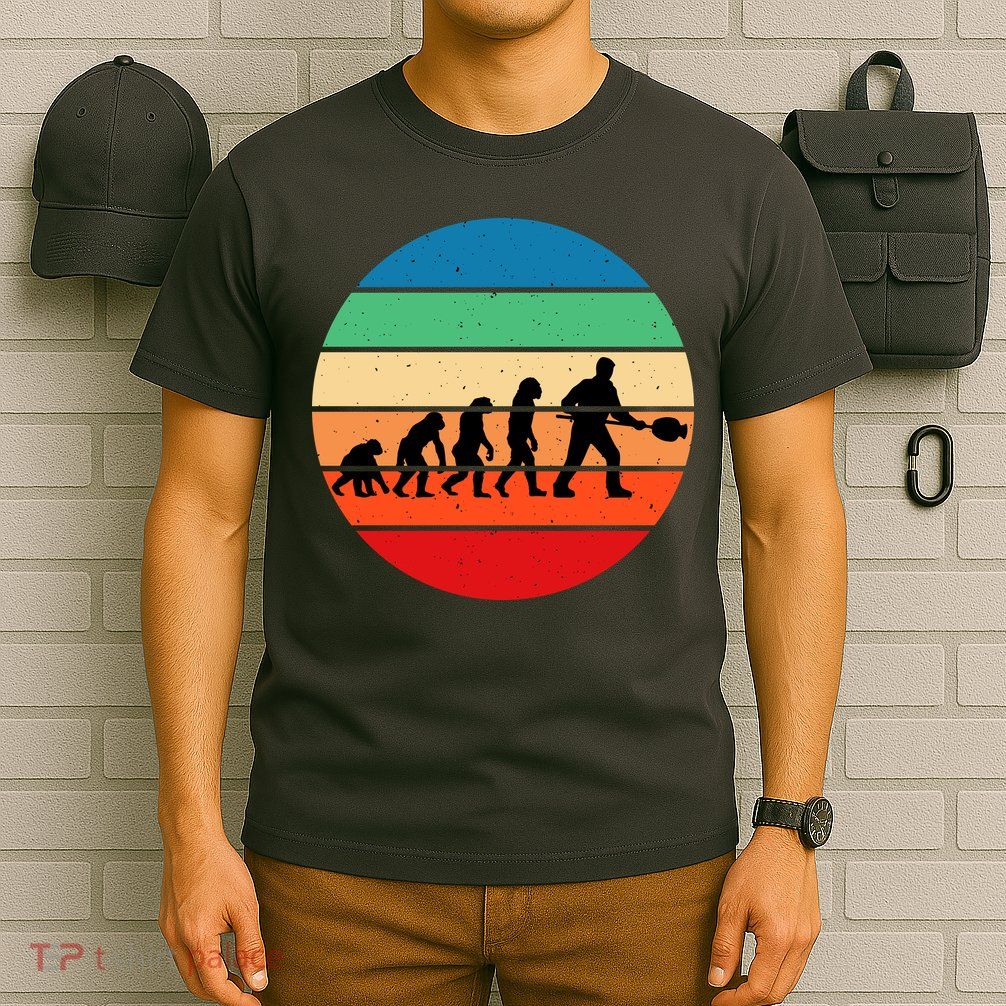 Glass Blowing Evolution Retro T-Shirt