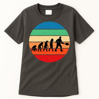 Glass Blowing Evolution Retro Tall T-Shirt