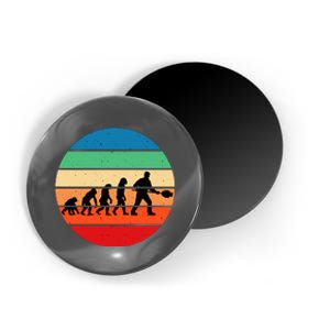 Glass Blowing Evolution Retro Magnet