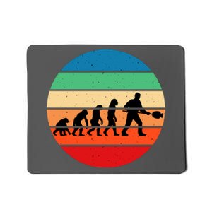 Glass Blowing Evolution Retro Mousepad