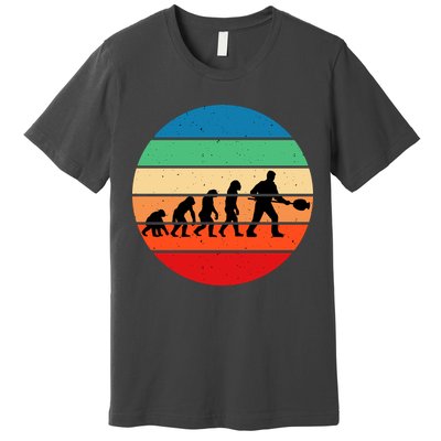 Glass Blowing Evolution Retro Premium T-Shirt