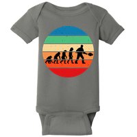 Glass Blowing Evolution Retro Baby Bodysuit