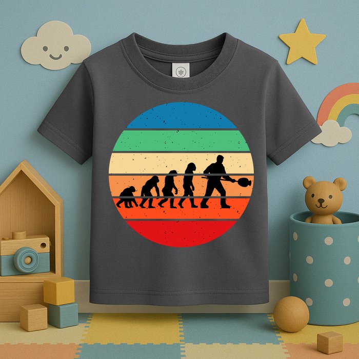 Glass Blowing Evolution Retro Toddler T-Shirt