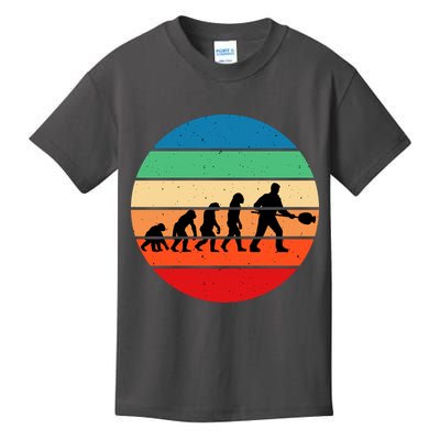 Glass Blowing Evolution Retro Kids T-Shirt