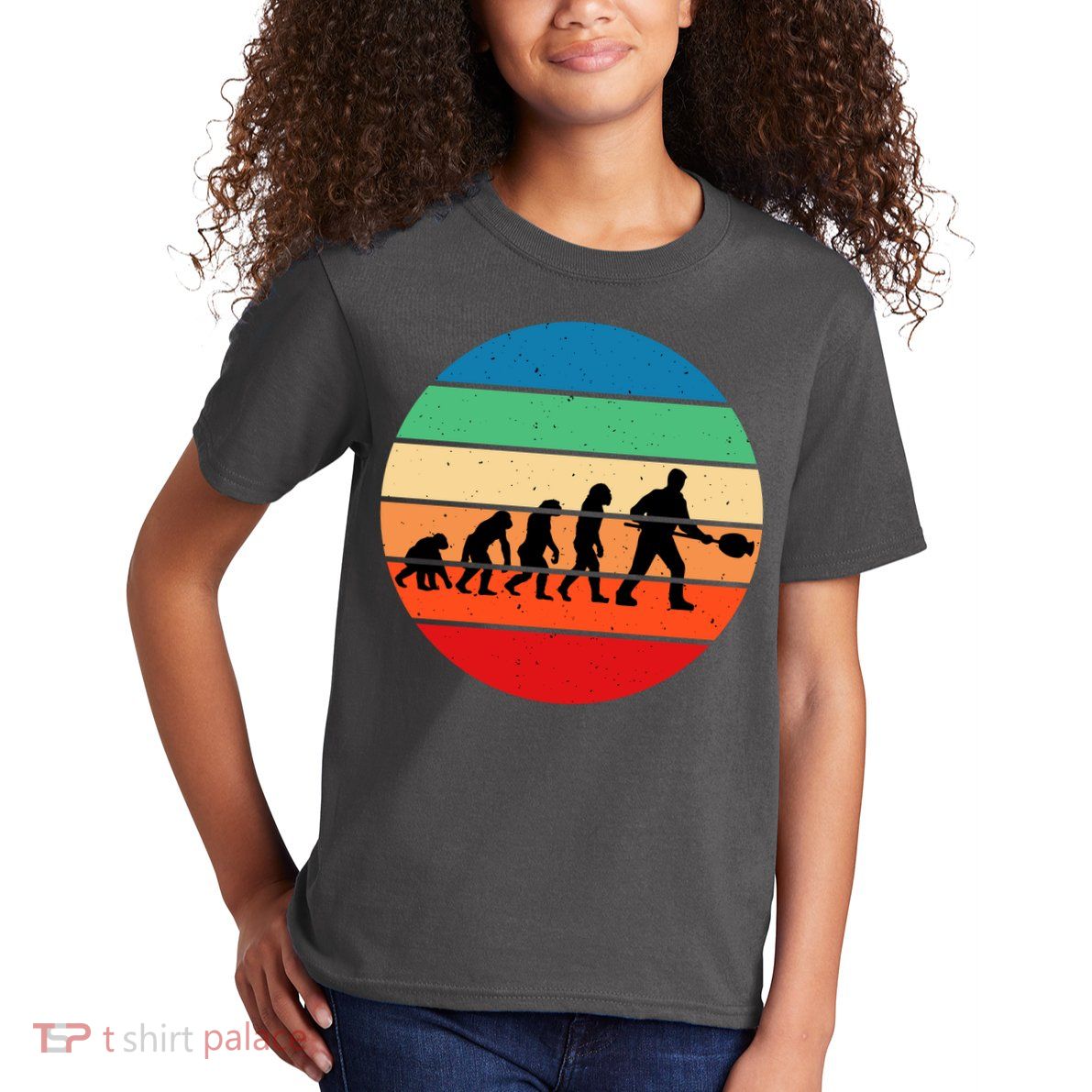 Glass Blowing Evolution Retro Kids T-Shirt