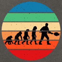 Glass Blowing Evolution Retro Cotton Canvas Backpack