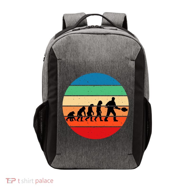 Glass Blowing Evolution Retro Vector Backpack