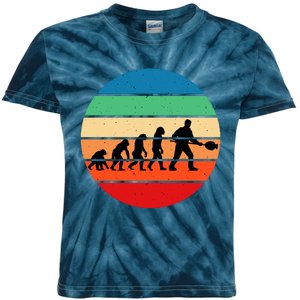 Glass Blowing Evolution Retro Kids Tie-Dye T-Shirt