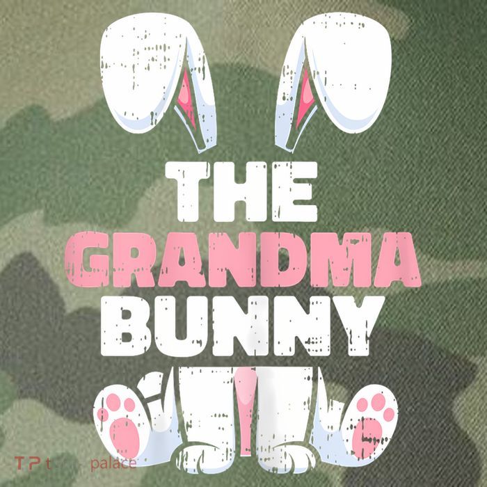 Grandma Bunny Easter Family Matching Funny Spring Legacy Tie Dye Trucker Hat