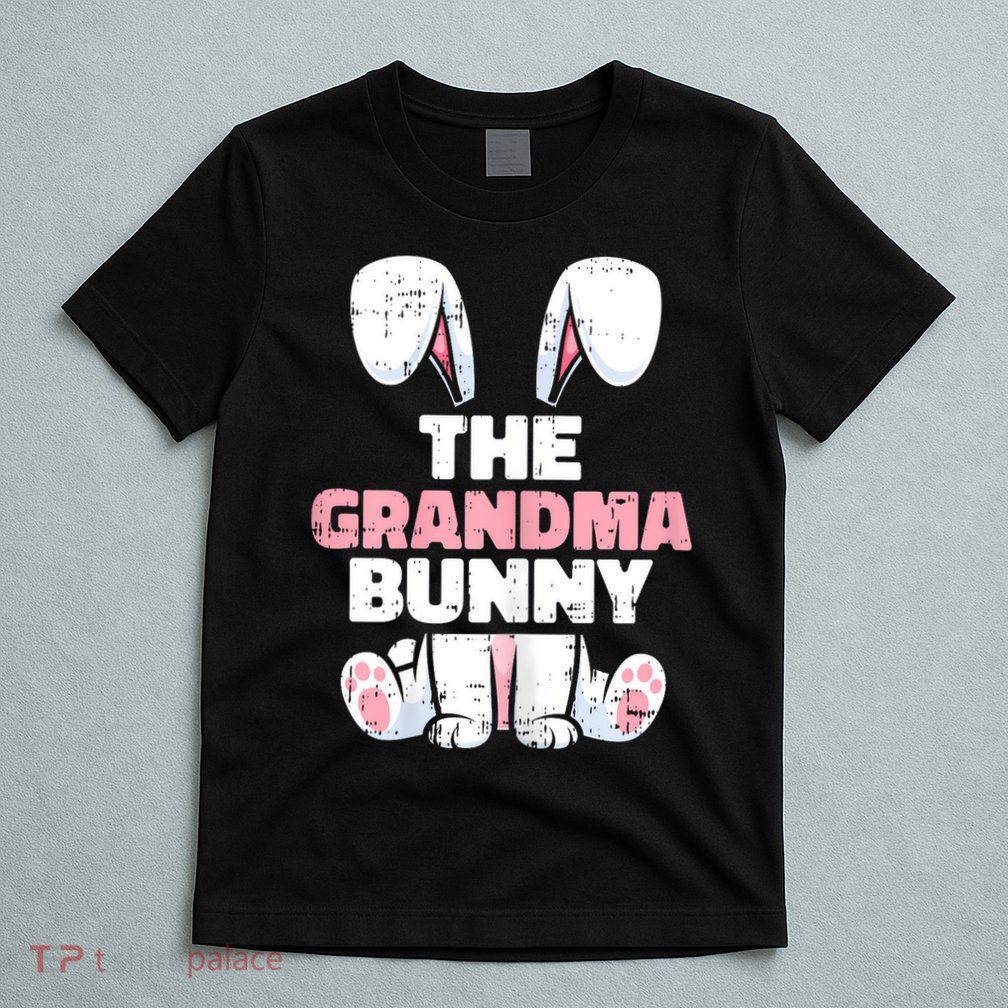 Grandma Bunny Easter Family Matching Funny Spring T-Shirt