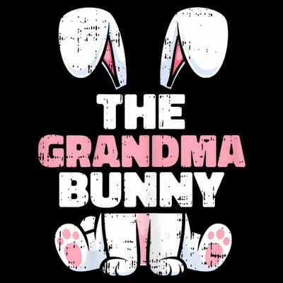 Grandma Bunny Easter Family Matching Funny Spring T-Shirt