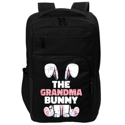 Grandma Bunny Easter Family Matching Funny Spring Impact Tech Backpack