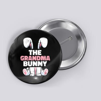 Grandma Bunny Easter Family Matching Funny Spring Button
